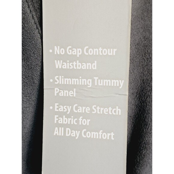 NWT Allison Daley Faux Micro Suede Pull On Pants Charcoal Gray Womens Size 18W - Picture 6 of 6